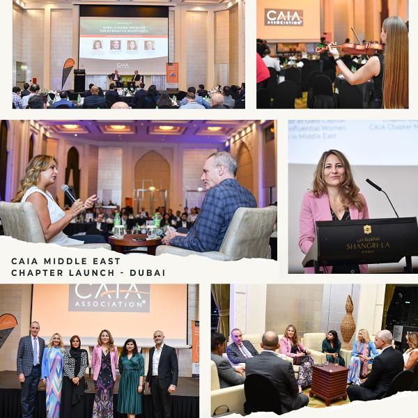 CAIA Middle East Chapter Launch Collage - Dubai