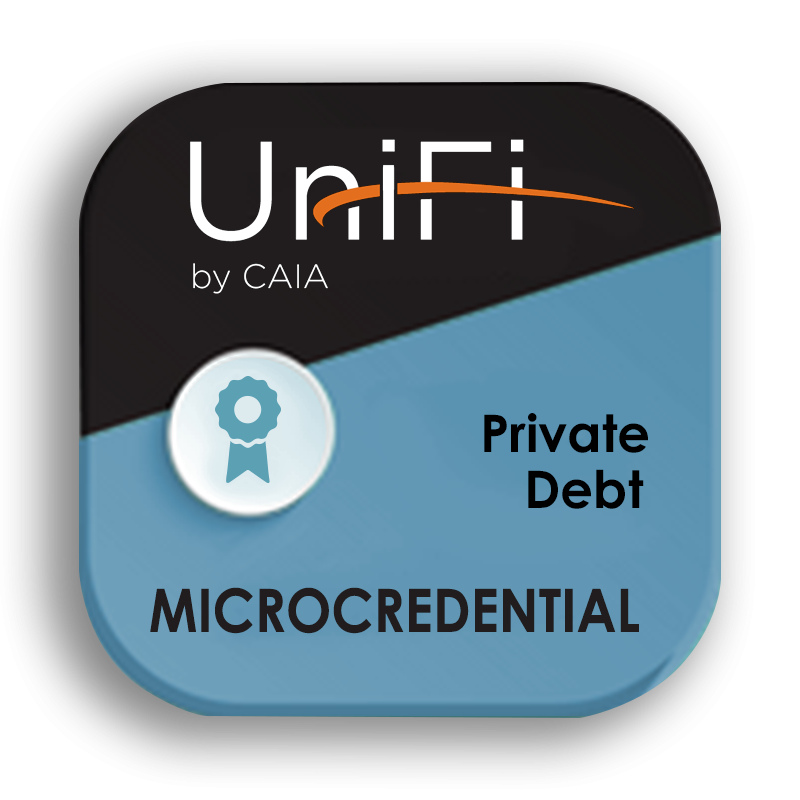 private debt microcredntial unifi