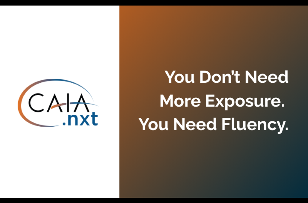 You Don’t Need More Exposure. You Need Fluency.