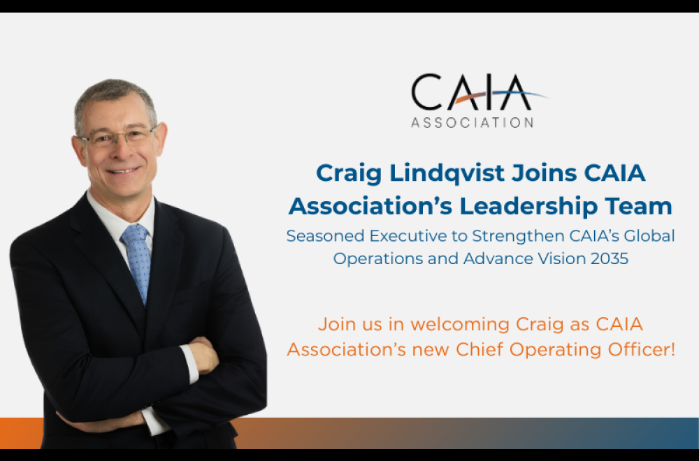 Craig Lindqvist Joins CAIA Association’s Leadership Team