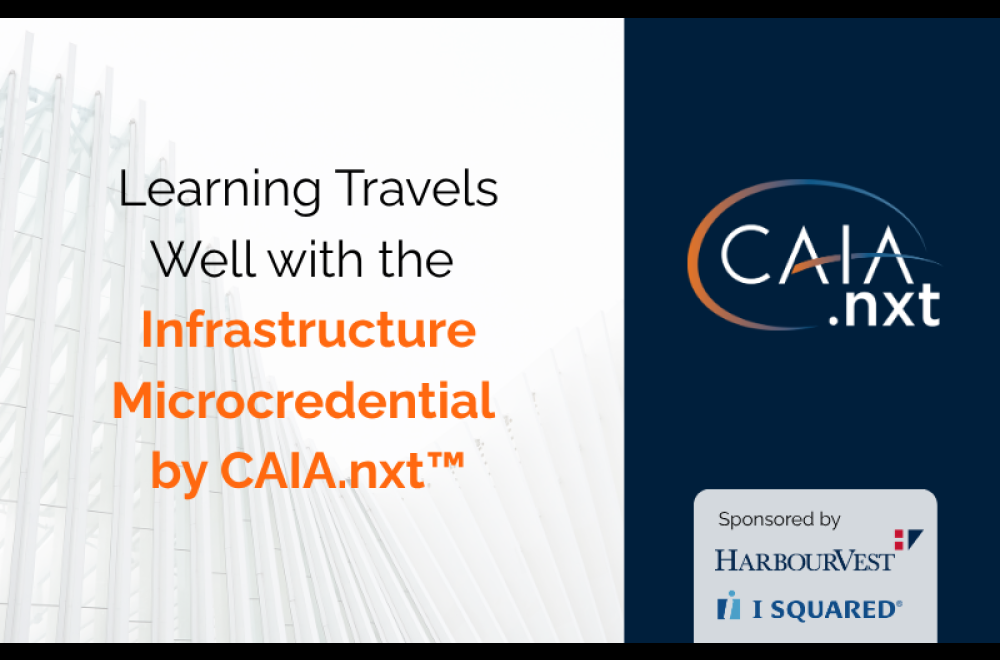 Learning Travels Well with the Infrastructure Microcredential by CAIA.nxt™