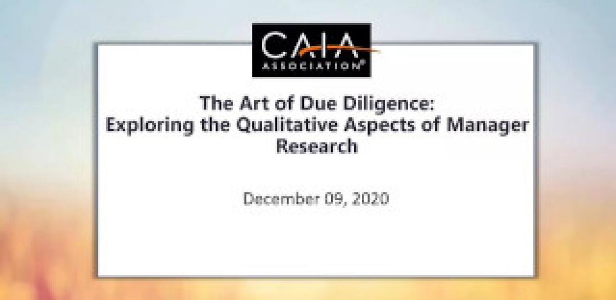 Art of Due Diligence