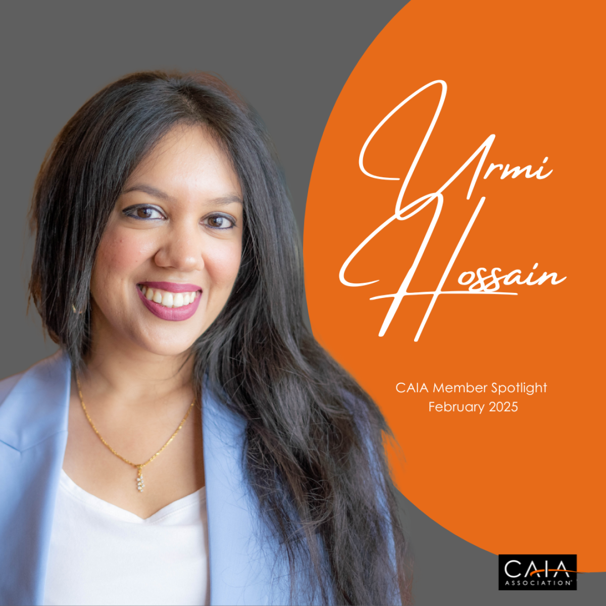 Urmi Hossain February 2025 Member Spotlight