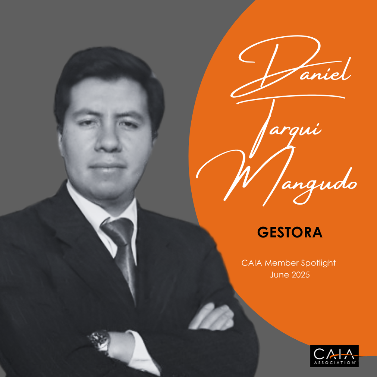 June 2025 Member Spotlight - Daniel Tarqui Mangudo 